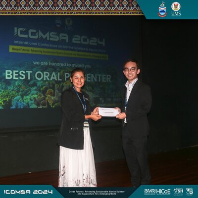 Saito Hiroaki First Prize Student Oral Presenter ICOMSA awarding.jpg