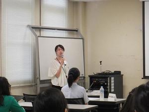 大学時代の学びが仕事でも活きていると語る藤田氏