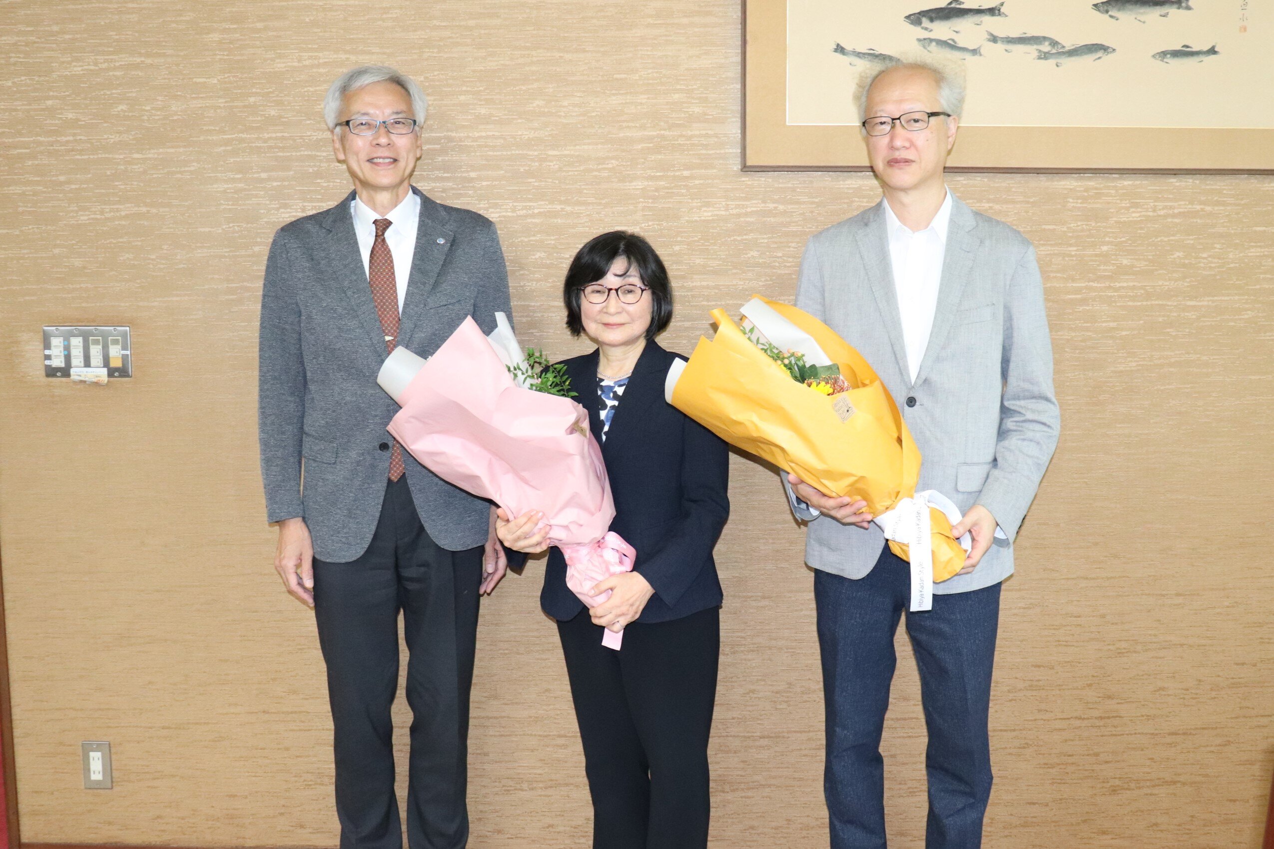 学長、両監事.JPG